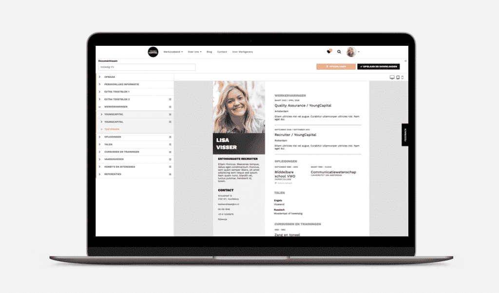 Importance of CV in the job search process