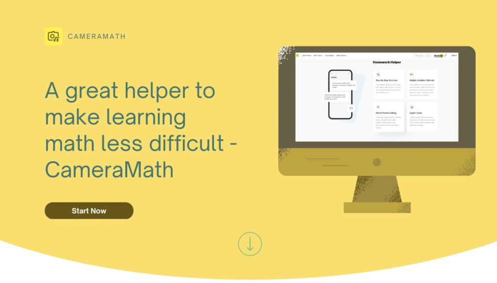 A great helper to make learning math less difficult - CameraMath