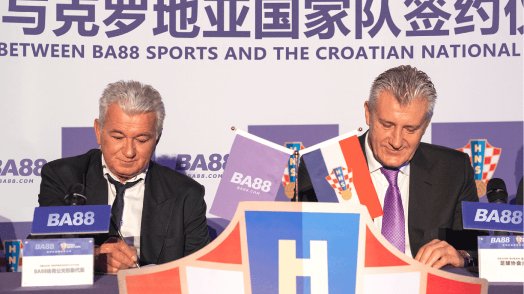 BA88 Sports has signed an agreement with the Croatian national team to become the exclusive sponsor of the team in the Asian region