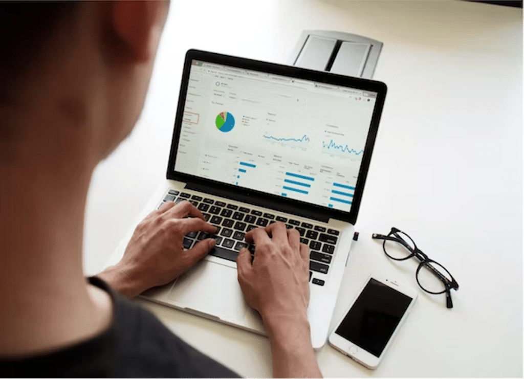 A man trying to improve CTR for business growth