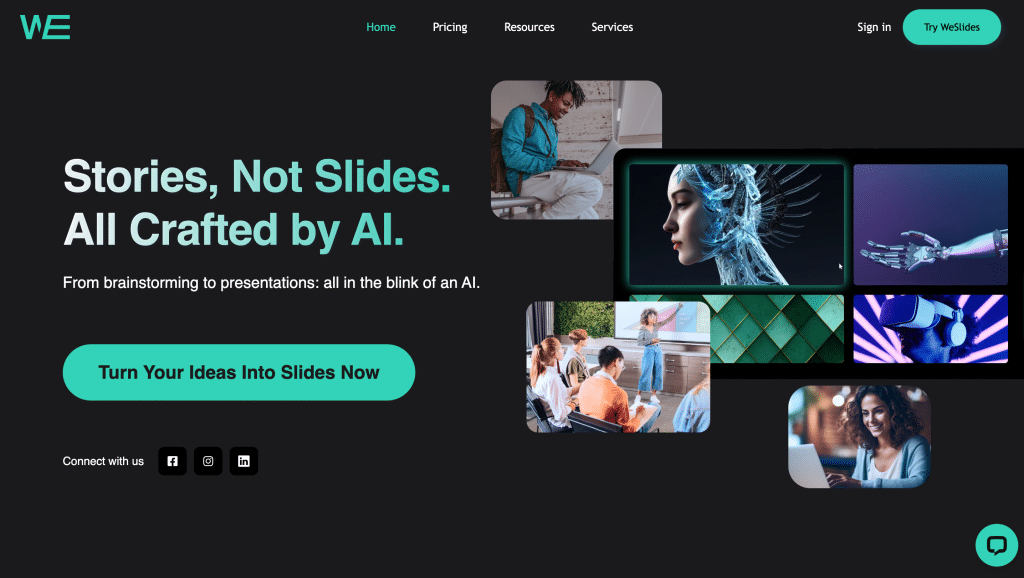 WeSlides AI Tool: Your Key to Versatile Presentation Perfection