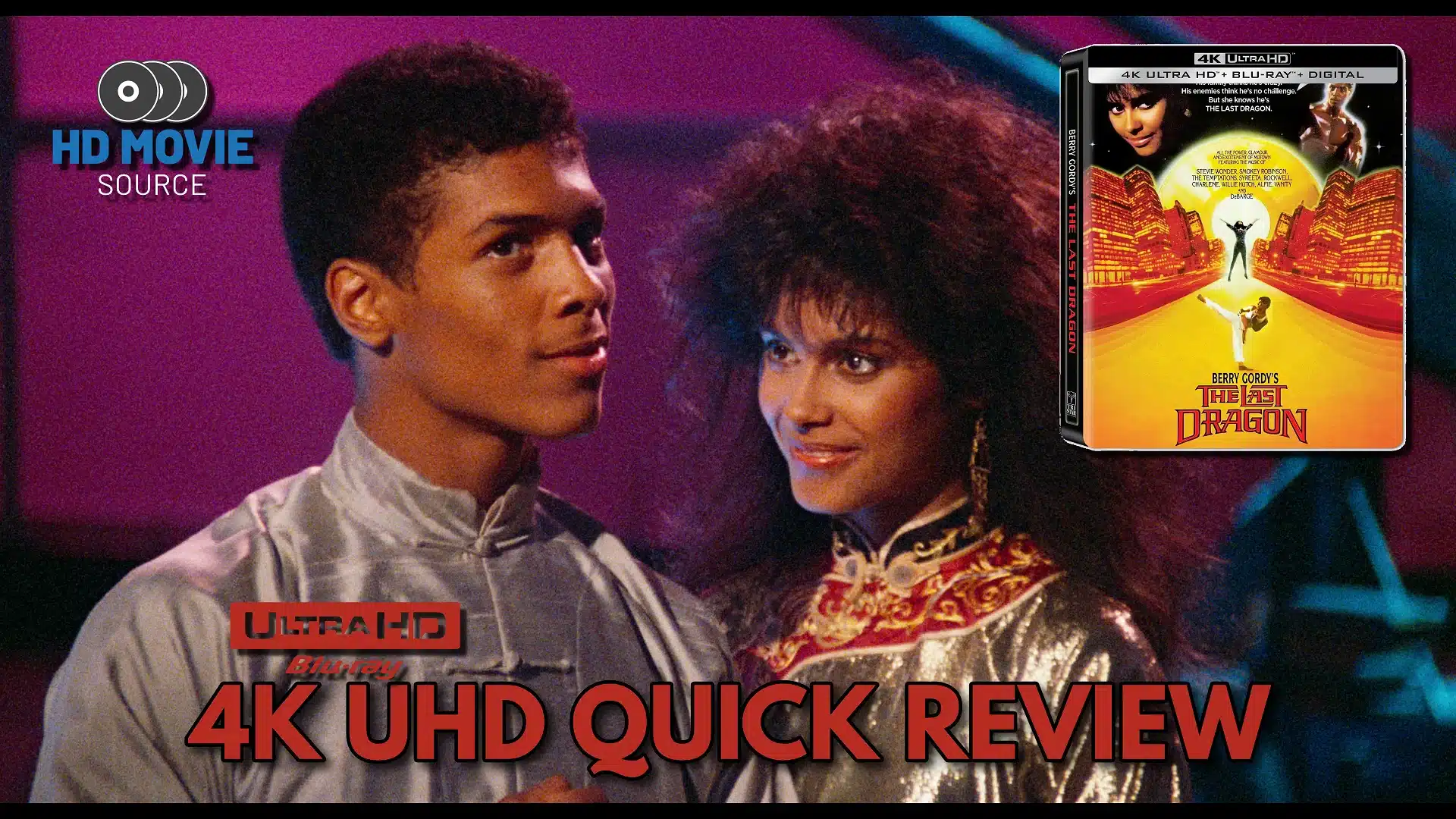The Last Dragon 4K Steelbook