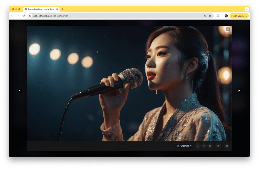 an expanded version of the last variation