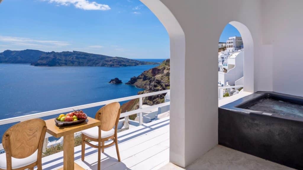 Enjoy the Aegean View from the Best Villas in Santorini