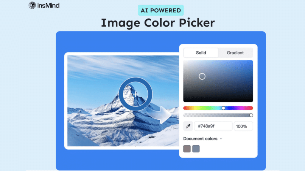 insMind Free Online Color Picker from Image Best Tool to Extract Colors with Precision