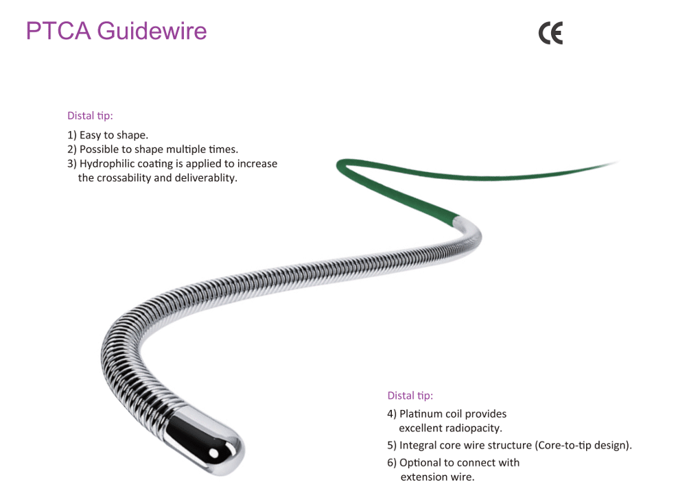 Shunmei Medical PTCA Guide Wire(Workhorse) and PTCA Guide Wire(CTO)