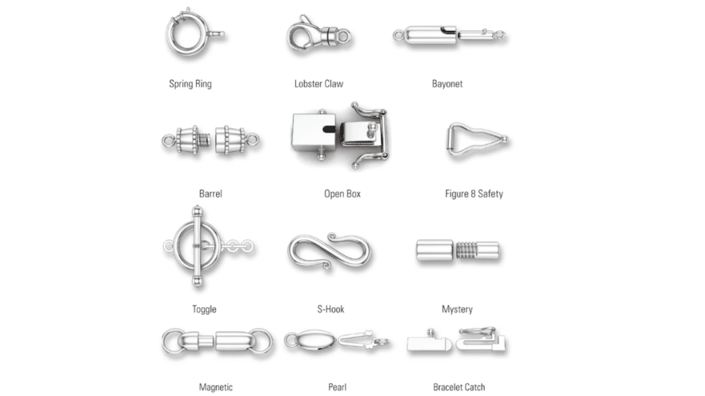 Understanding The Different Types Of Jewelry Clasps And Closures