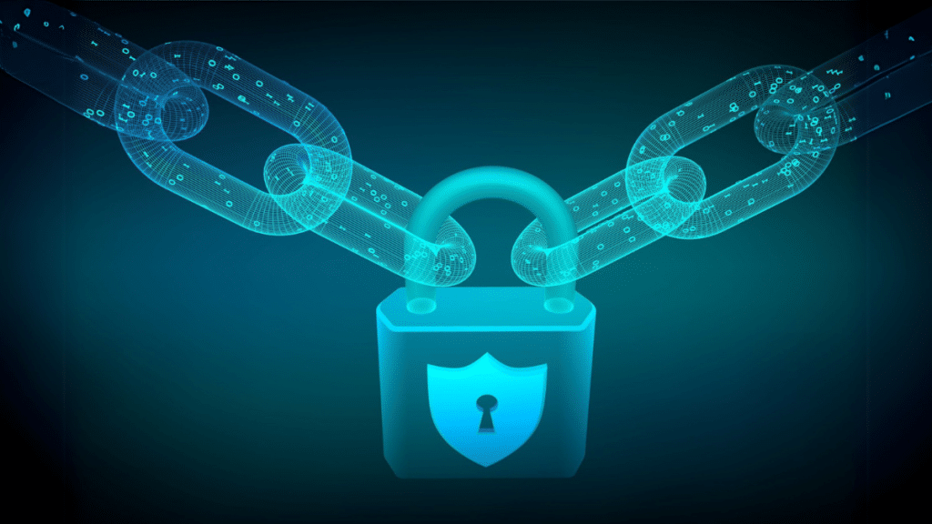 How does a hash help secure blockchain technology?