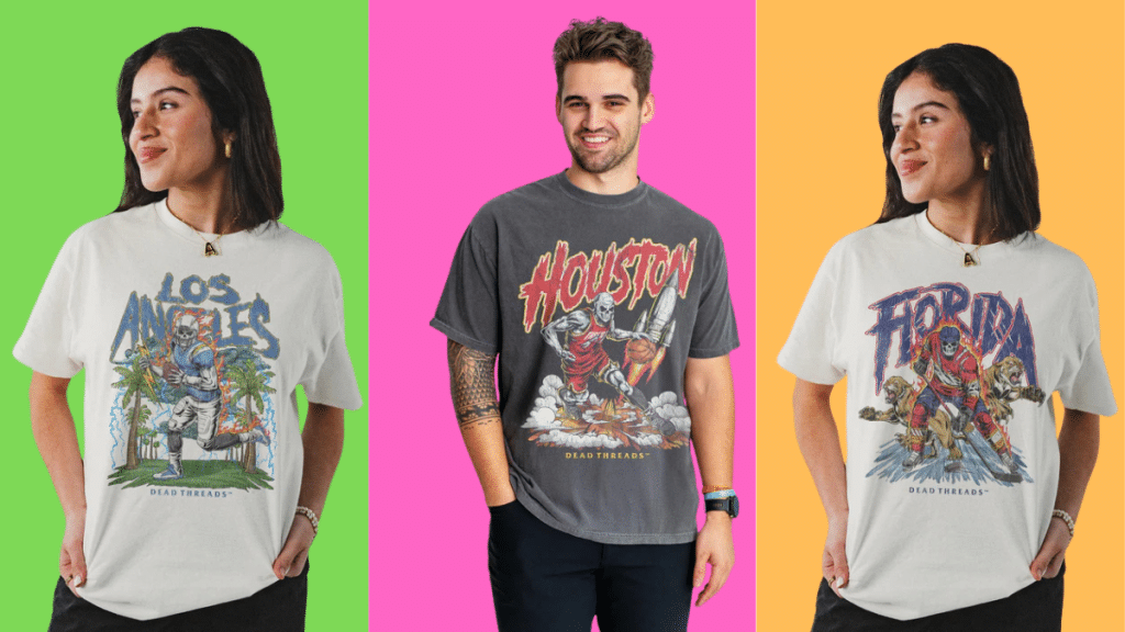 DEAD THREADS Bold, Hand-Drawn Designs for Fans Who Dare to Be Different
