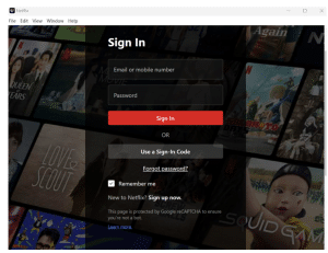 Sign In to Your Netflix Account