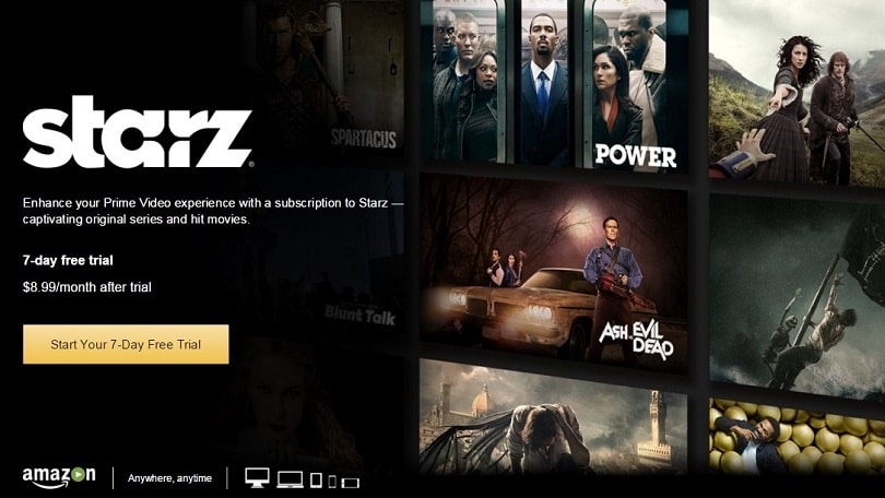 Max Starz Prime Bundle: Prime Video's New Offering