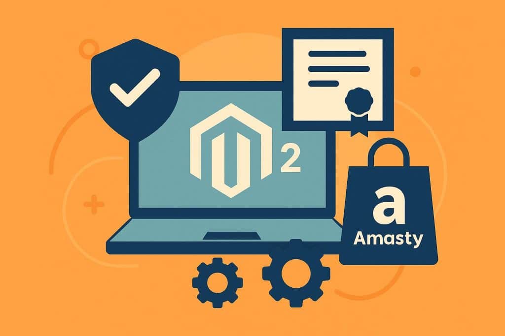 Certified Magento 2 developers from Amasty optimizing e-commerce website for business growth