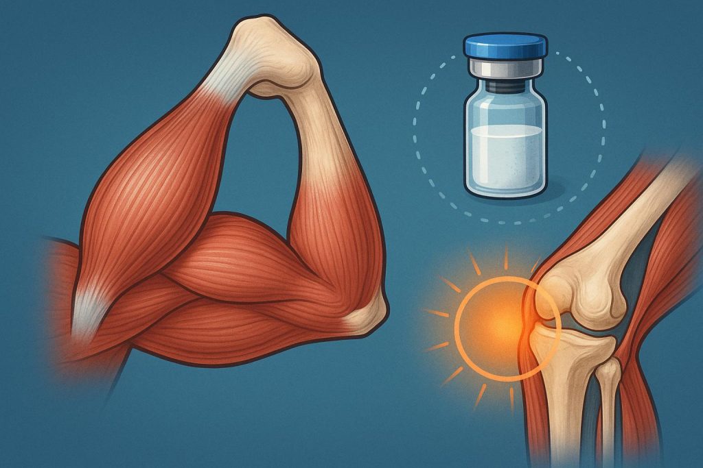 BPC-157 supplement supporting muscle recovery and joint healing for enhanced mobility