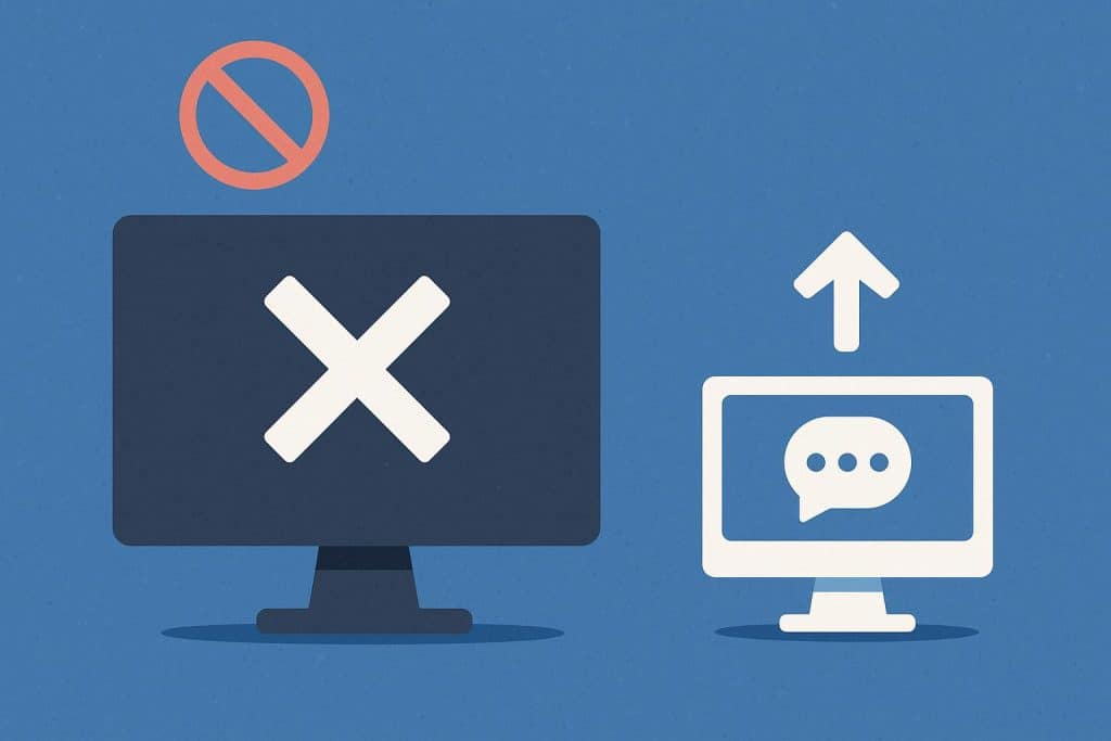 Diverse digital platforms illustrating the shift to alternative online communities and networks