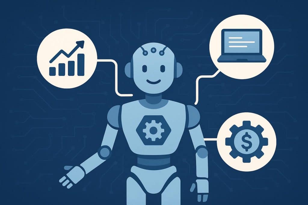 AI agents revolutionizing business operations with automation, data analysis, and smart solutions