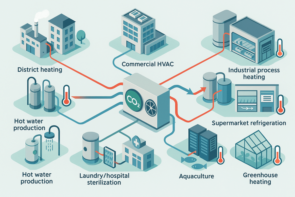 Top Applications of CO2 Heat Pump Technology in Modern Industry