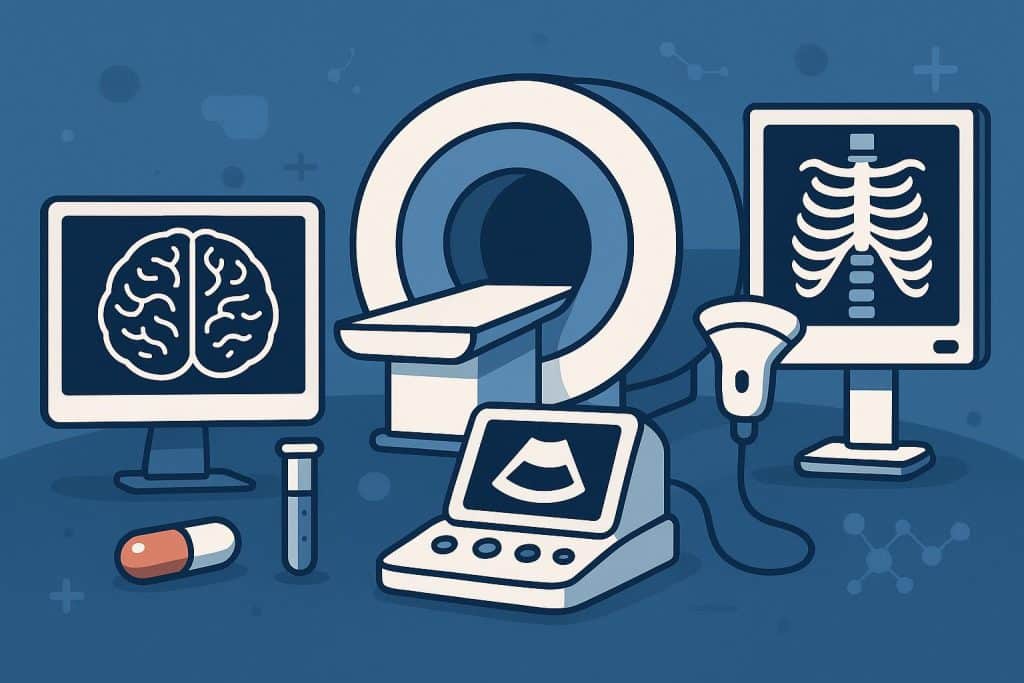 The Imaging Technologies Shaping Clinical Research Advanced MRI and CT scanners illustrating innovations in clinical research imaging technologies