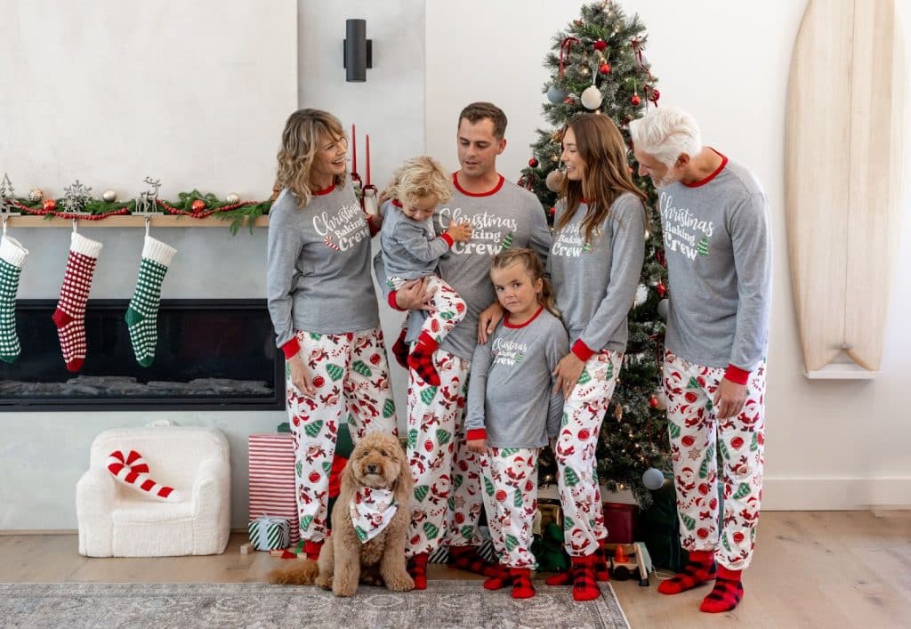 Image 1 of The Joy of Twinning: Celebrate the Holidays with Mommy and Me Christmas Pajamas