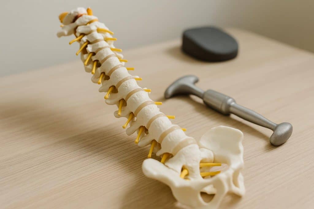 St. George chiropractor performing spinal adjustment for back pain relief and improved alignment