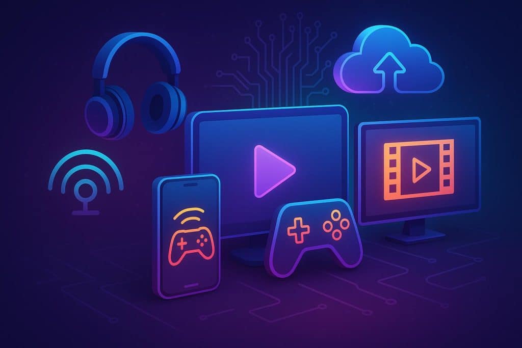 Digital streaming platforms transforming online entertainment through advanced technology