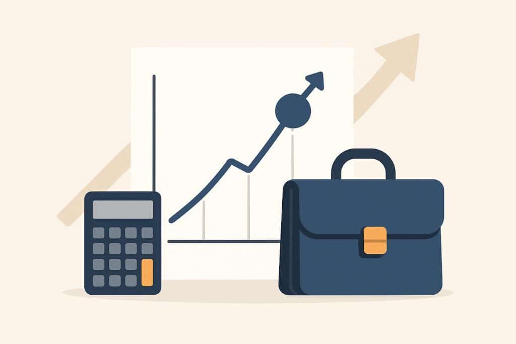 How Fractional CFOs Help Businesses Navigate Growth Without Financial Chaos Business owner analyzing financial reports, considering hiring a fractional CFO for growth decisions