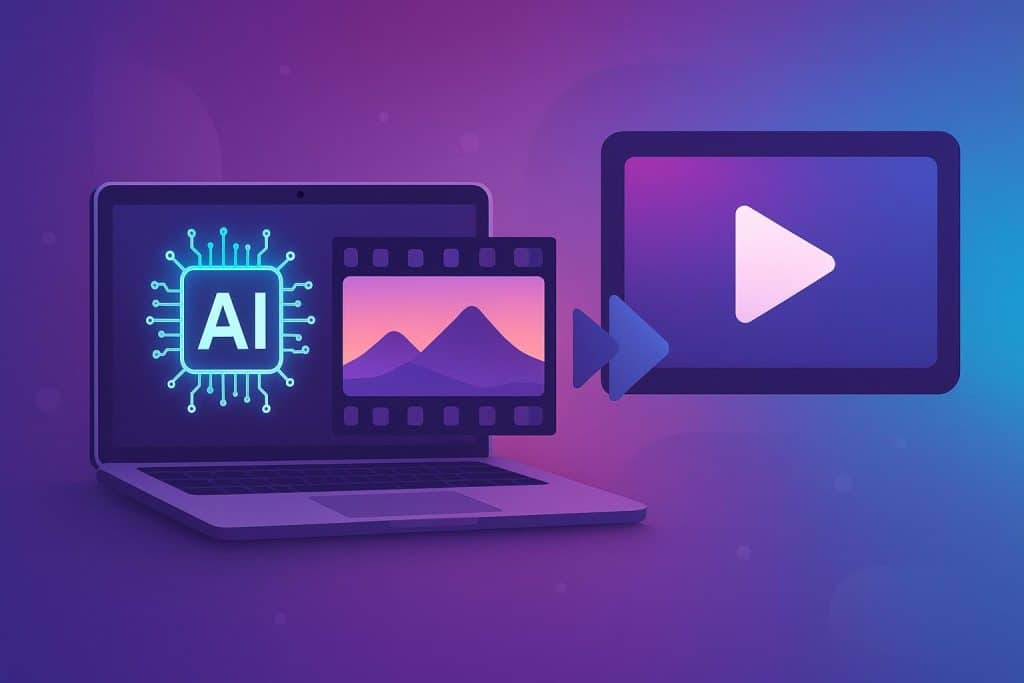 When Images Start Moving: Exploring AI Video Generator in Modern Design Dynamic AI-generated video animation concept illustrating innovation in modern design technology