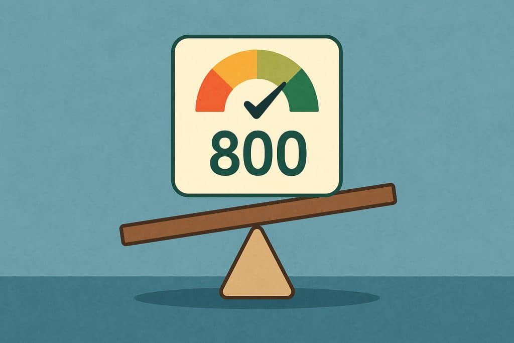 Credit As A Reflection Of Your Stability Credit score gauge illustrating financial stability and creditworthiness for personal finance article
