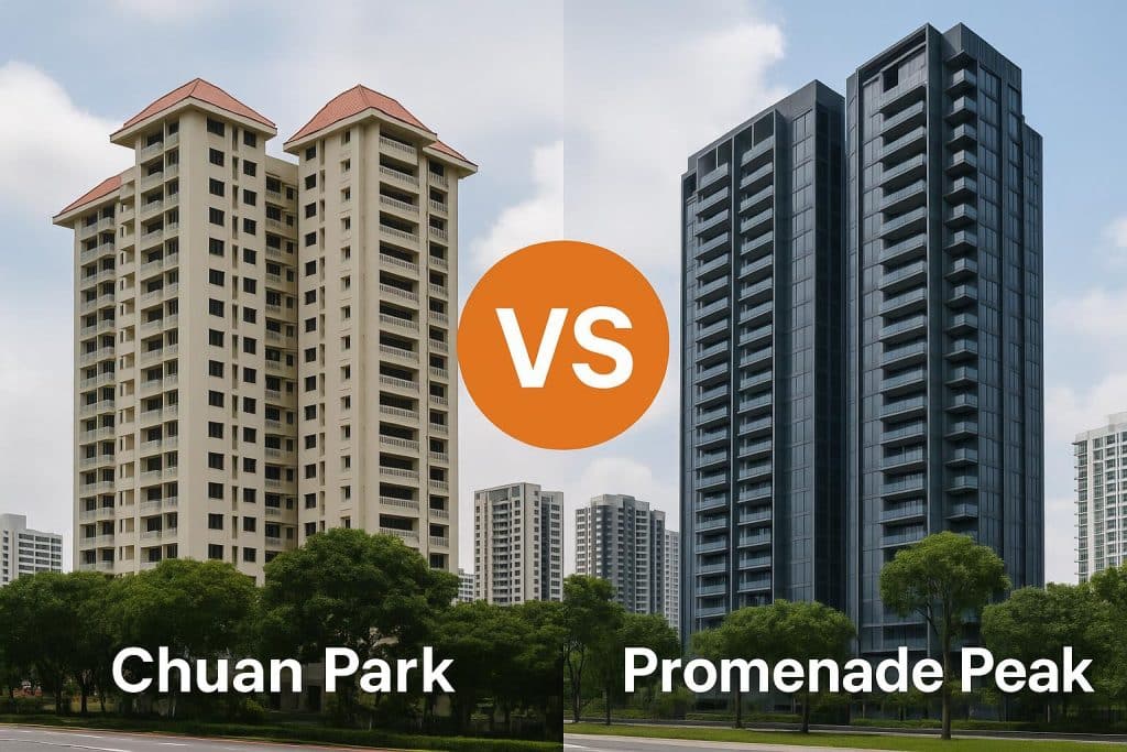 Chuan Park vs Promenade Peak: Which Investment Fits Which Home Buyer? Chuan Park and Promenade Peak condominiums comparison for Singapore property investors