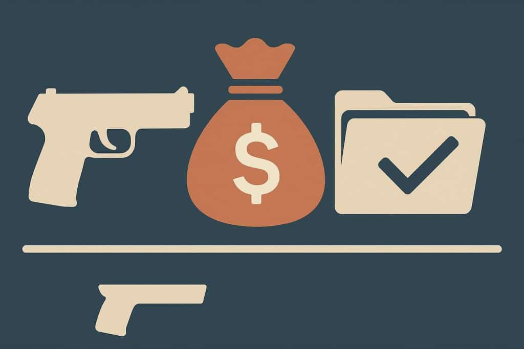 Court gavel resting on law book symbolizing expungement of robbery charges in legal context