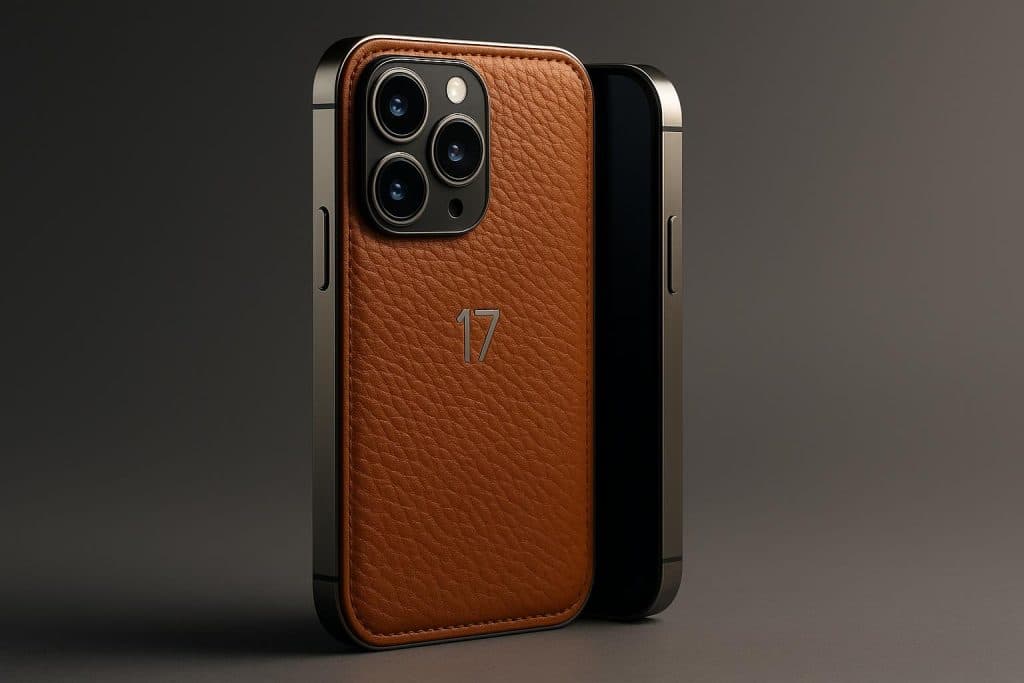 Luxurious iPhone 17 case showcasing premium design and materials, essential accessory for 2026