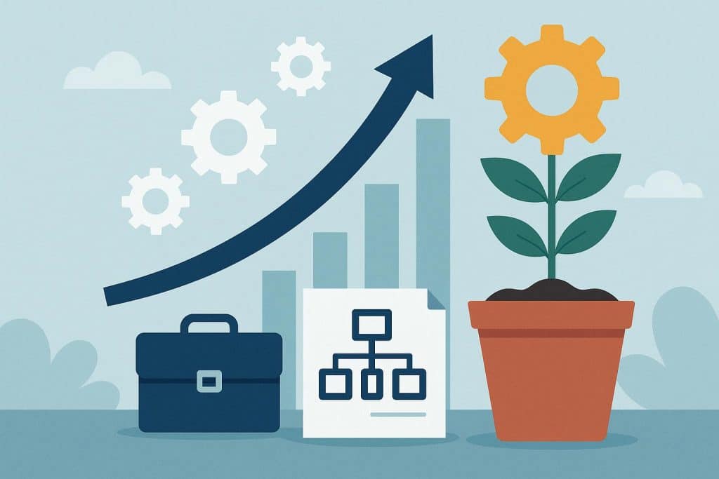 Business succession planning strategy chart illustrating key steps and decision-making pathways