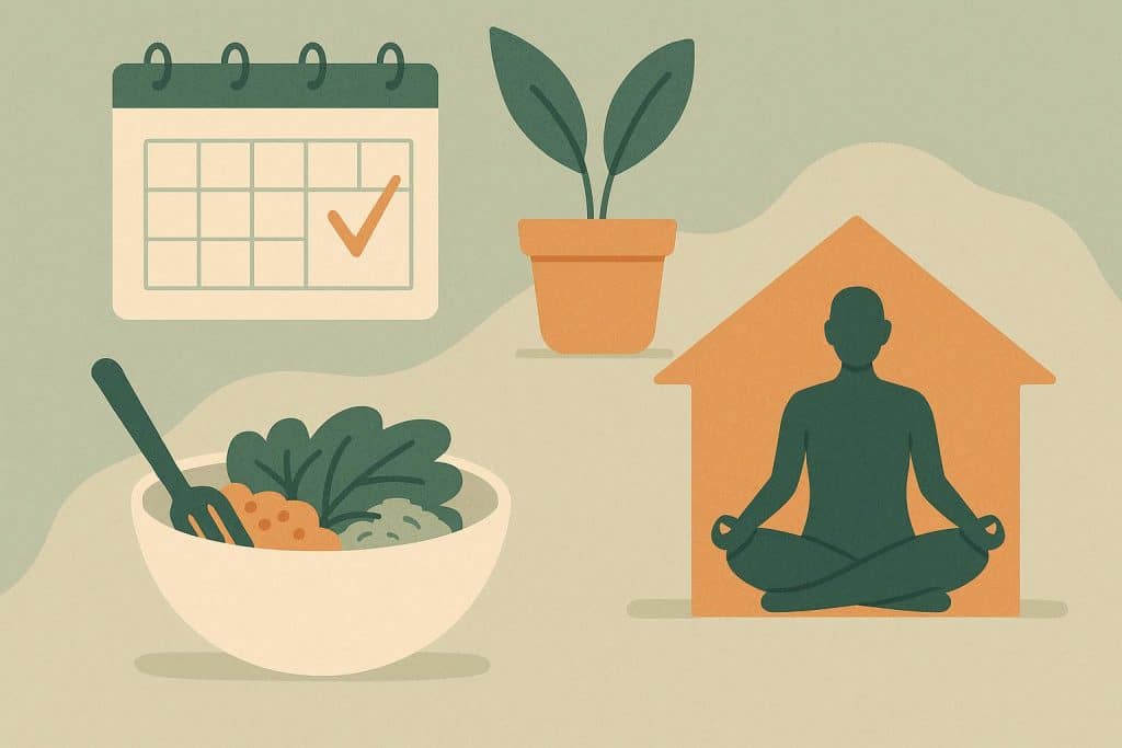 The Rise of Intentional Living: What Today’s Habits Reveal About Well‑Being Minimalist home interior with plants and natural light, reflecting intentional living trends