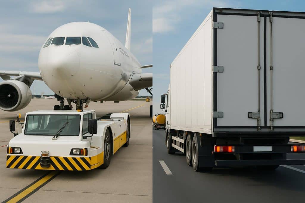 Training session demonstrating safety protocols in transport and ground operations compliance