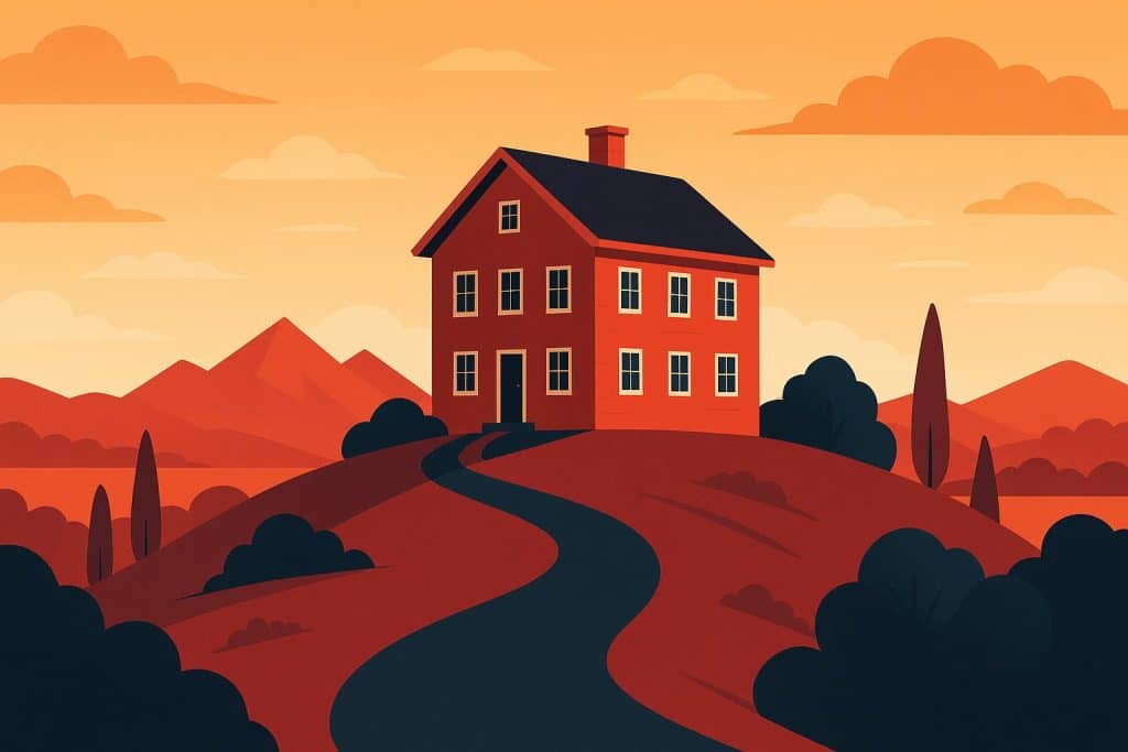 Crimson Heights facility exterior with welcoming entrance promoting youth independence and structured care