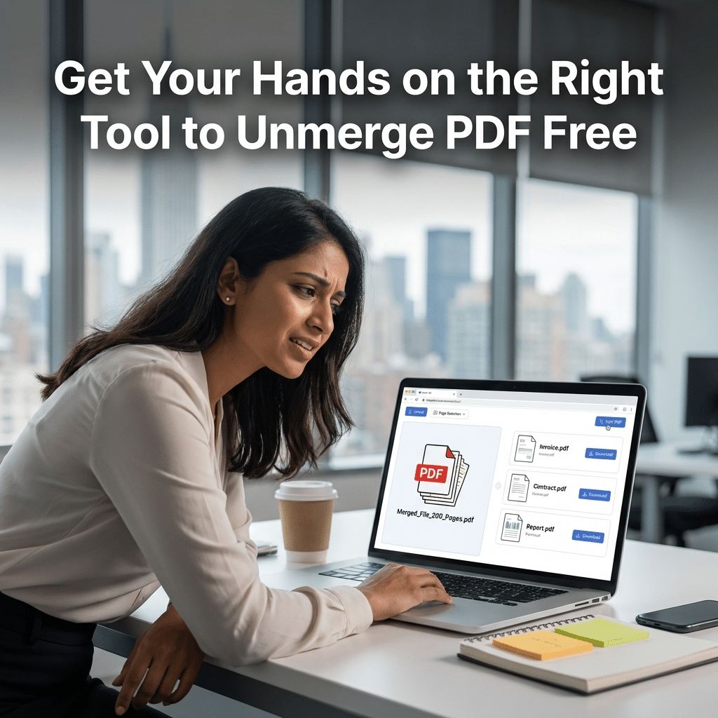 Image 1 of How You Can Unmerge PDF Free Online?