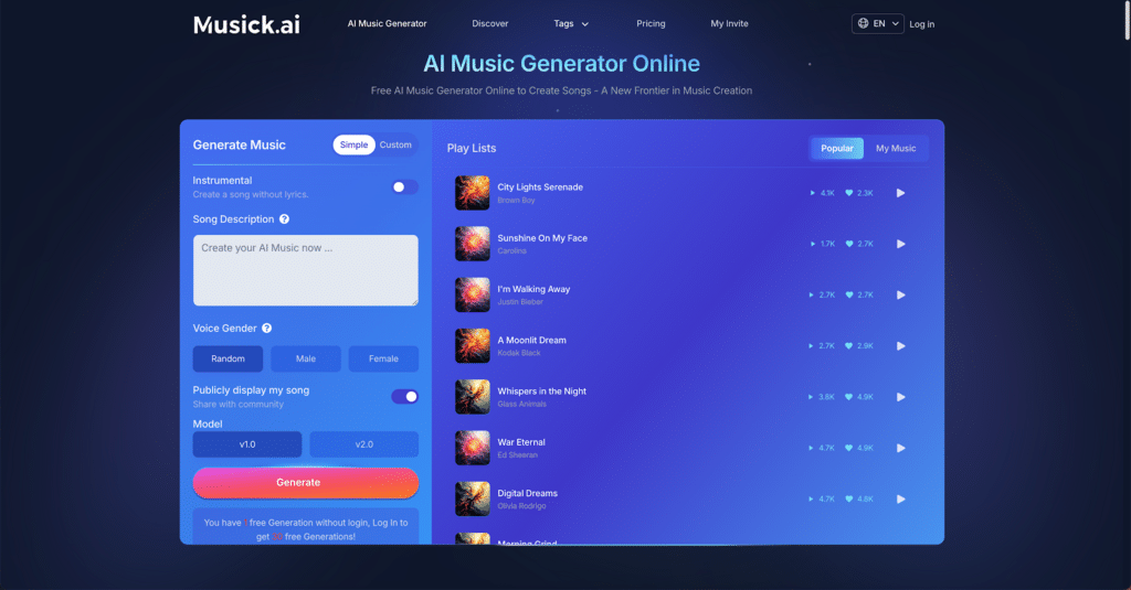 Image 1 of Set the Tone: Crafting Professional Podcast Intros and Outros with Musick AI