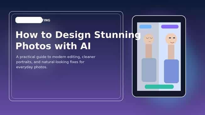 Image 1 of How to Design Stunning Photos with AI: AI Editing Open Eyes App Guide