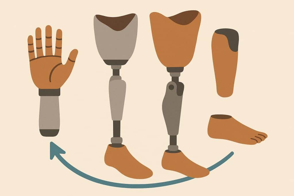 Whether You’ve Lost a Hand, a Foot, or Anything in Between, Finding the Right Fit Is the First Step Toward Getting Your Independence Back Prosthetic limb fitting process helping individuals regain mobility and independence