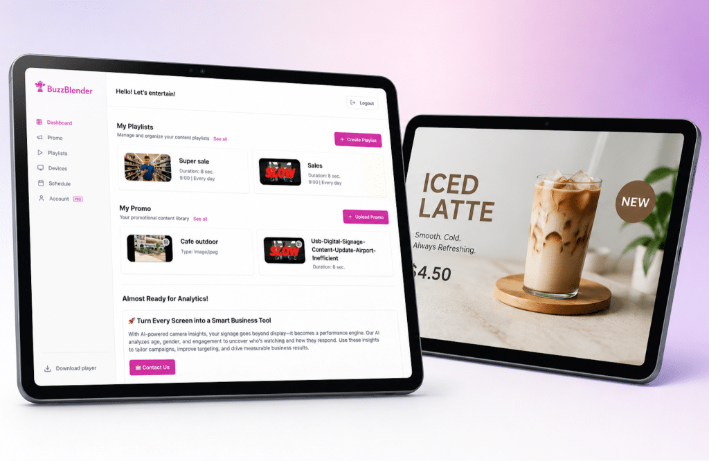 Image 1 of Which Digital Signage App Works Best on Tablets?