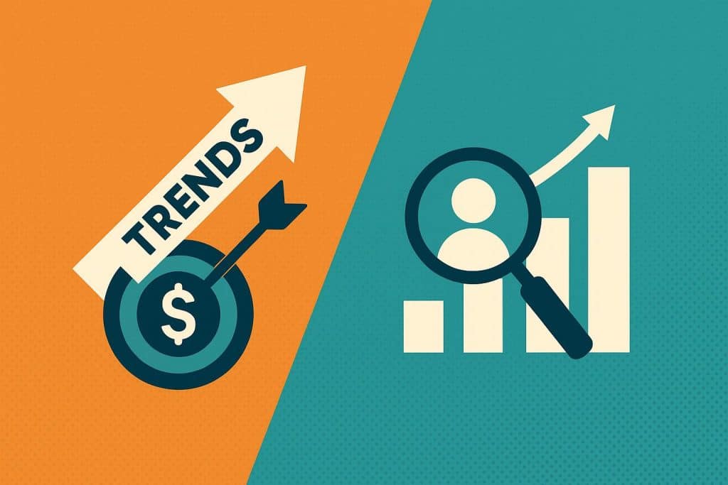 Why Businesses Should Stop Chasing Trends and Start Understanding Customers Business leader analyzing customer data to develop strategy beyond following market trends