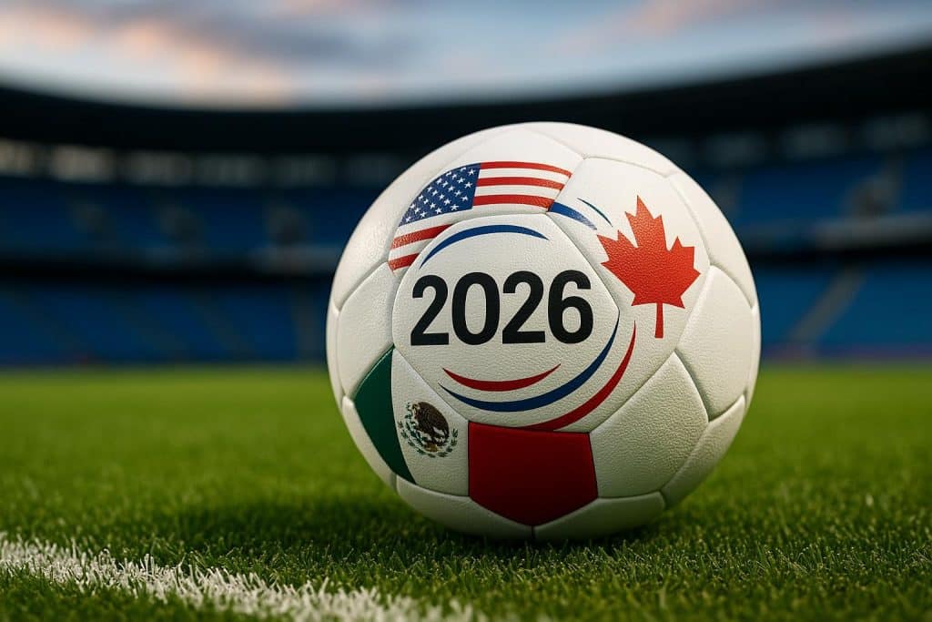 Why Football Fans Are Already Looking Ahead to the 2026 World Cup Soccer fans celebrating with flags and banners, anticipating the excitement of the 2026 World Cup