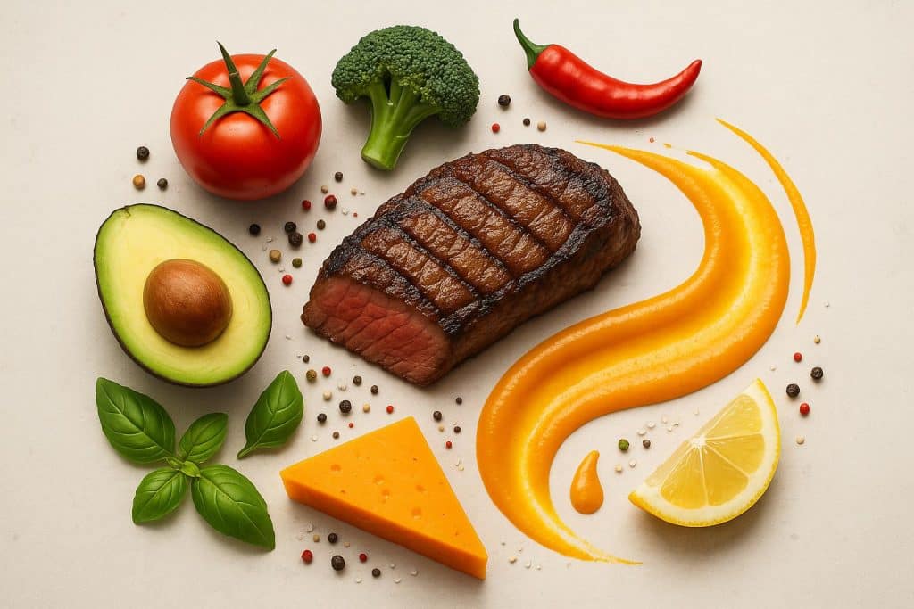 What Actually Drives Flavor-First Choices in 2026 Colorful assortment of trending 2026 food products highlighting evolving flavor preferences