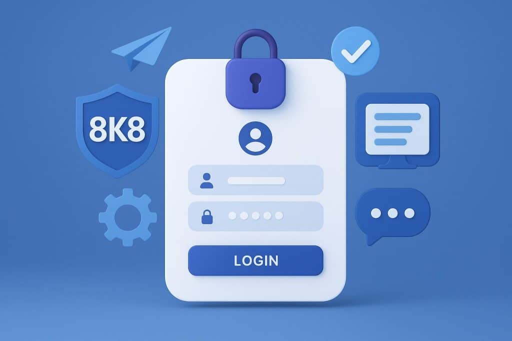 8K8 Login Guide: Secure Account Access, Platform Features & Official Login Tips 8K8 login portal interface showcasing secure account access and key platform features