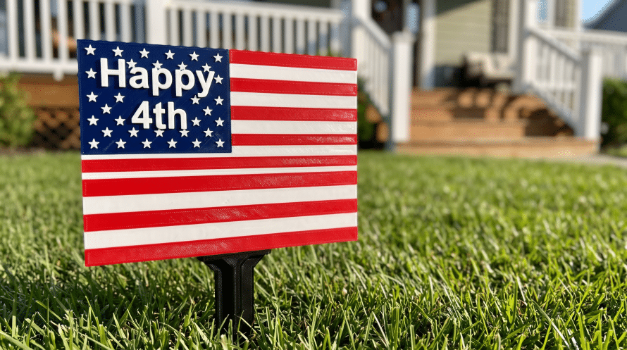 Best 3D Printing Ideas for Independence Day You Can’t Miss! Image 1 of A great design only delivers when it's printed in the right material. Below is the CaiLab filament best suited to each project, and why it's the right pick.