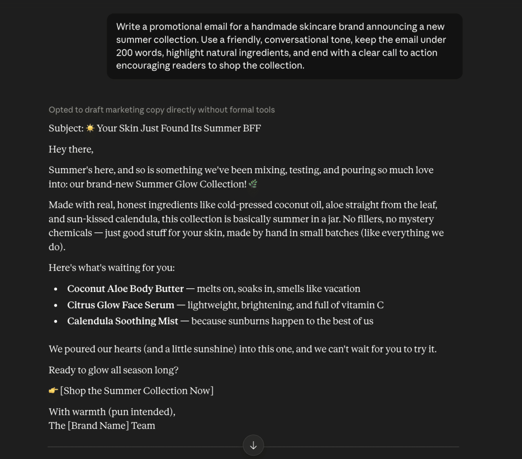 Constructing Emails with Generative AI: From Individual Elements to Campaigns Image 1 of Constructing Emails with Generative AI: From Individual Elements to Campaigns