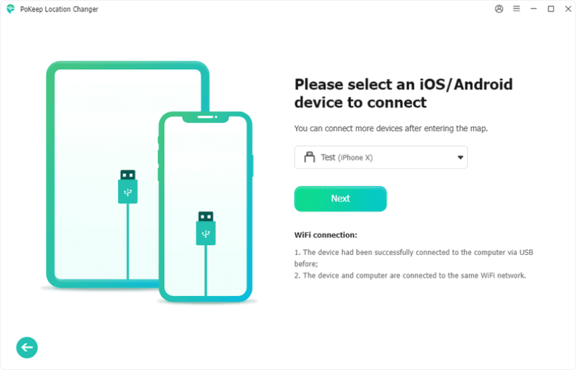 connect iOS device