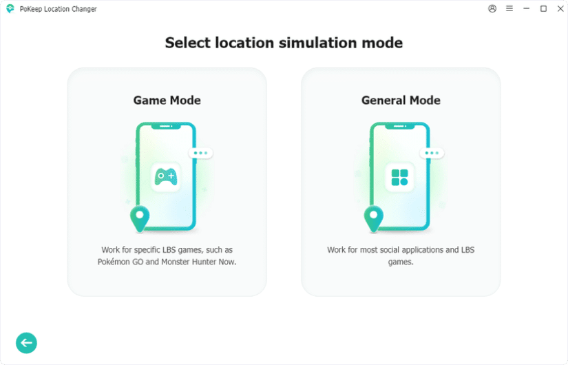 Choose iOS Location Simulation Mode