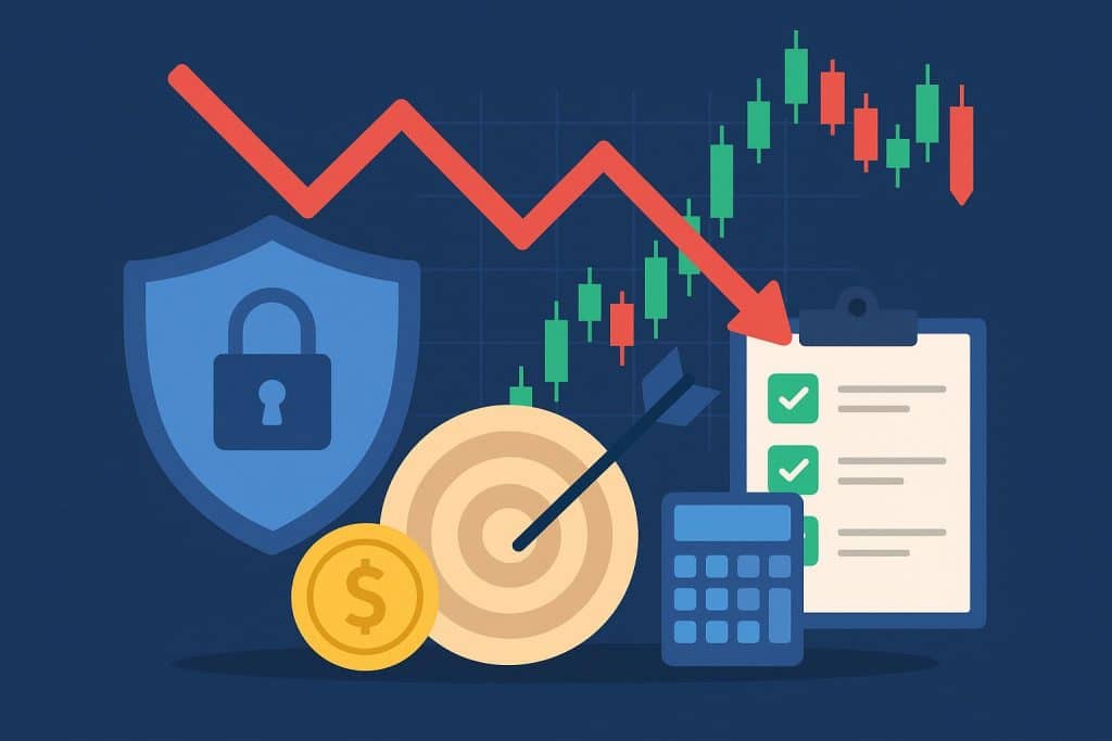 Risk Management Tools Every Trader Should Use Various digital trading charts and financial graphs illustrating essential risk management tools