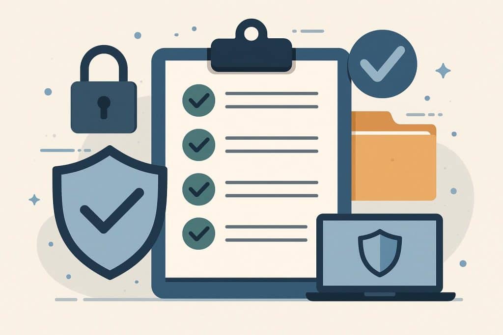 Is Your Organization Actually Prepared for a Compliance-Focused Security Audit? Compliance audit checklist and secure digital documents representing organizational preparedness
