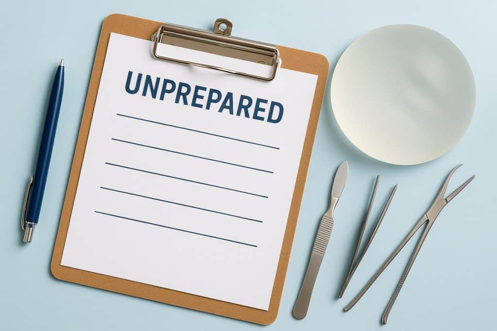 Most Plastic Surgery Patients Are Underprepared. Here’s Why It Matters. Plastic surgery consultation showing concerns about patient preparedness and procedure information